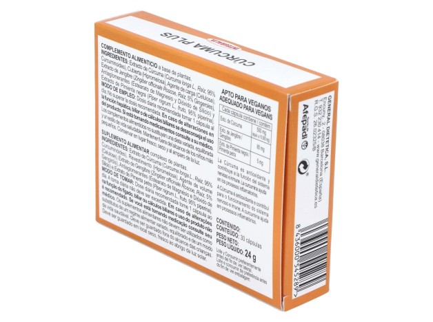 Integralia Curcuma Plus Con Pimienta Negra Y...