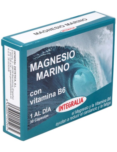 Magnesio Marino Con Vit. B6 30Cap.