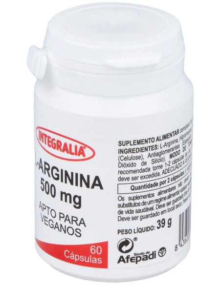 Integralia Arginina 500Mg 60Caps