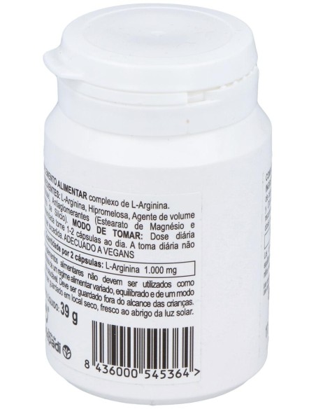Integralia Arginina 500Mg 60Caps