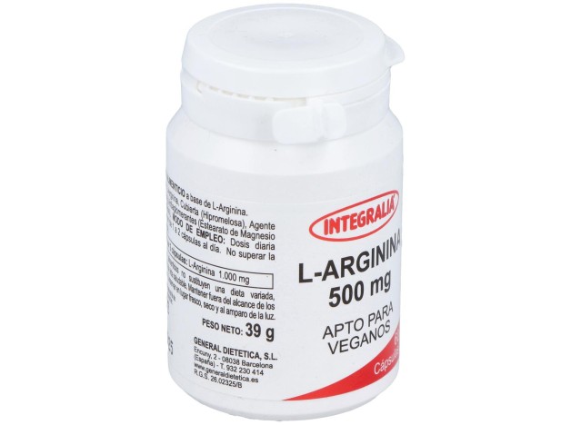 Integralia Arginina 500Mg 60Caps