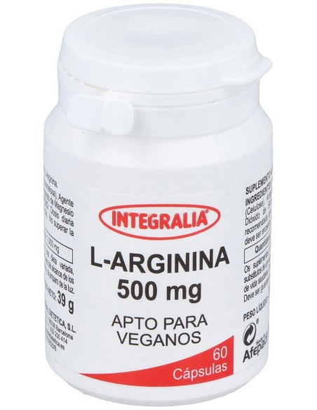 Integralia Arginina 500Mg 60Caps