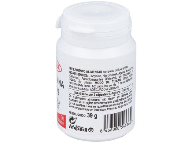 Integralia Arginina 500Mg 60Caps