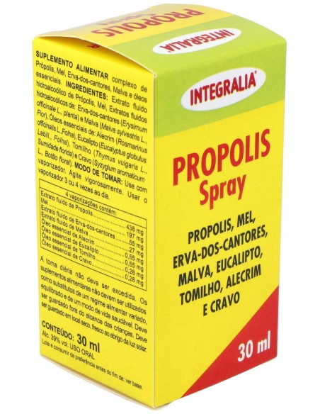 Integralia Spray Propolis Con Erisimo 30Ml