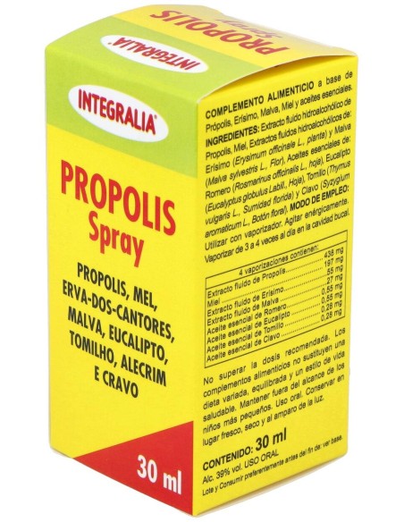 Integralia Spray Propolis Con Erisimo 30Ml