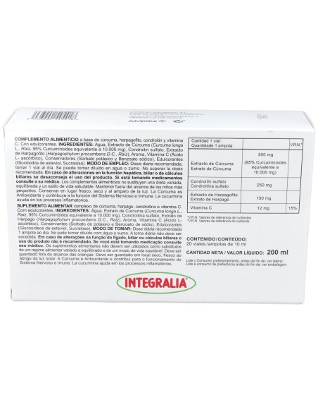 Integralia Curcuma Flex 20 Viales