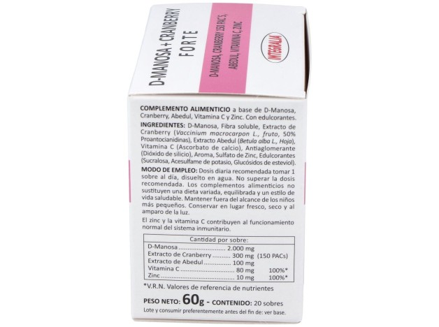 Integralia D-Manosa+Cranberry Forte Abedul Vit...