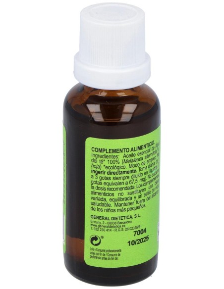 Arvore-Do-Cha Oleo Essencial 30Ml.