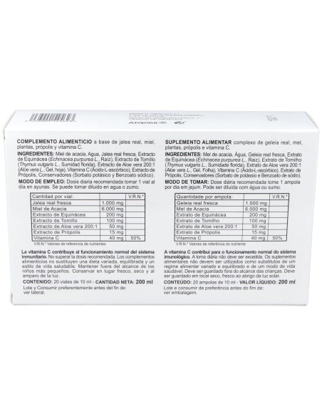 Integralia Jalea Real Aloe Vera Forte 20Viales
