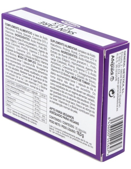 Integralia Skin Care Plus 30Caps