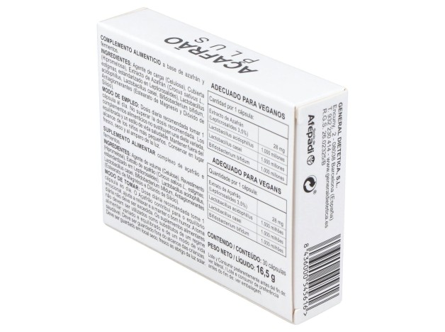 Azafran Plus 30Cap.