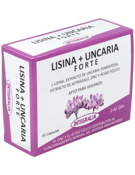 Integralia Lisina + Uncaria Forte 60Caps
