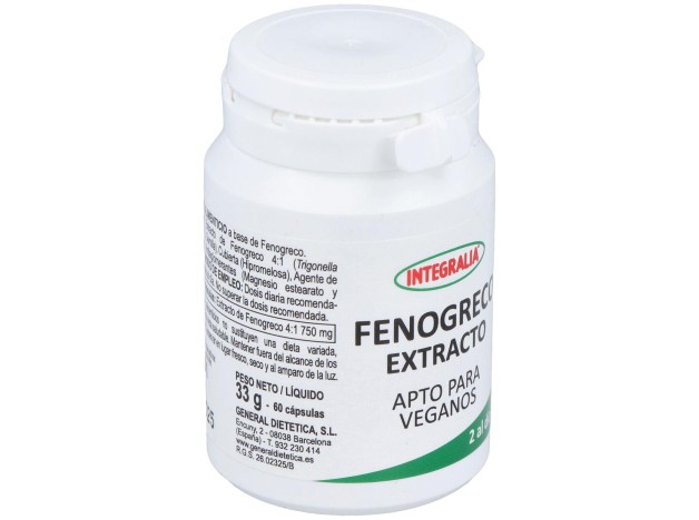 Integralia Fenogreco Extracto 60Caps