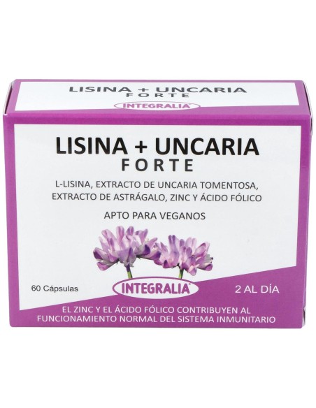 Integralia Lisina + Uncaria Forte 60Caps