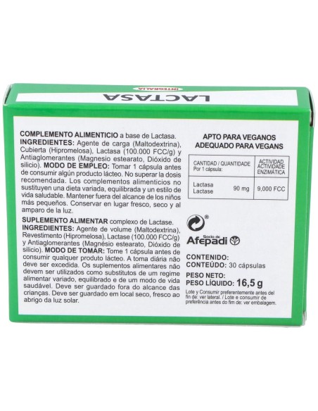 Integralia Lactasa 30Caps