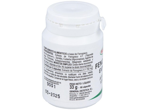 Integralia Fenogreco Extracto 60Caps
