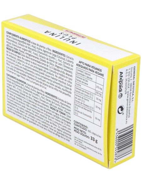 Integralia Inulina Plus 60Caps