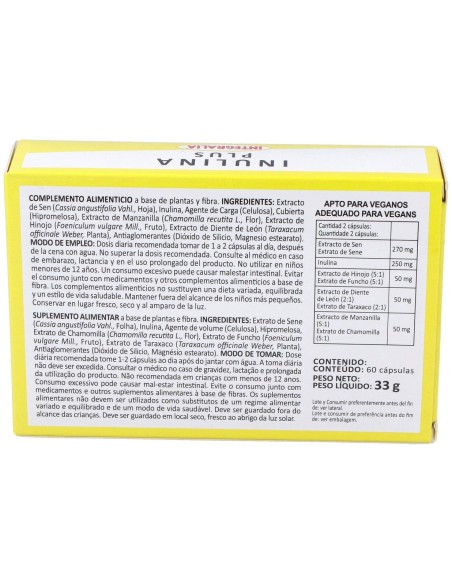 Integralia Inulina Plus 60Caps