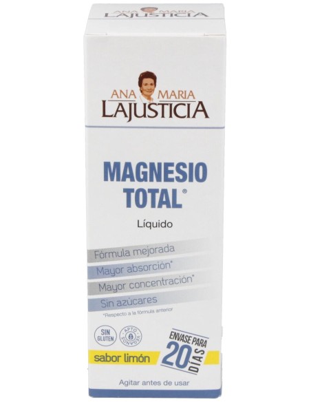 Lajusticia Magnesio Total Sabor Limón 200Ml