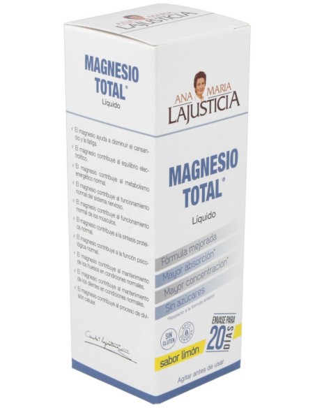 Lajusticia Magnesio Total Sabor Limón 200Ml
