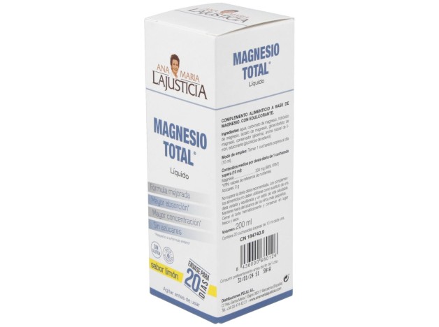 Lajusticia Magnesio Total Sabor Limón 200Ml