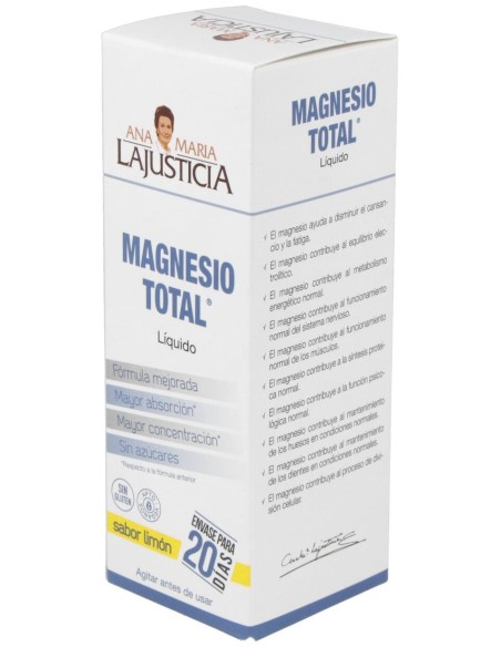 Lajusticia Magnesio Total Sabor Limón 200Ml
