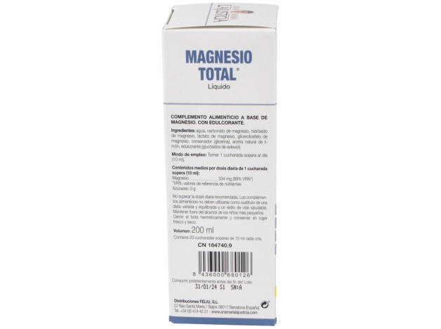Lajusticia Magnesio Total Sabor Limón 200Ml