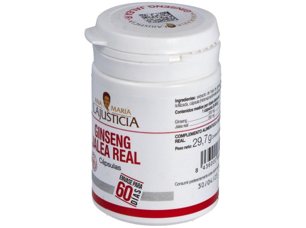 Ana Maria Lajusticia Ginseng Con Jalea Real 60Caps