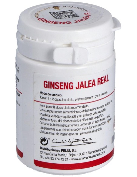Ana Maria Lajusticia Ginseng Con Jalea Real 60Caps