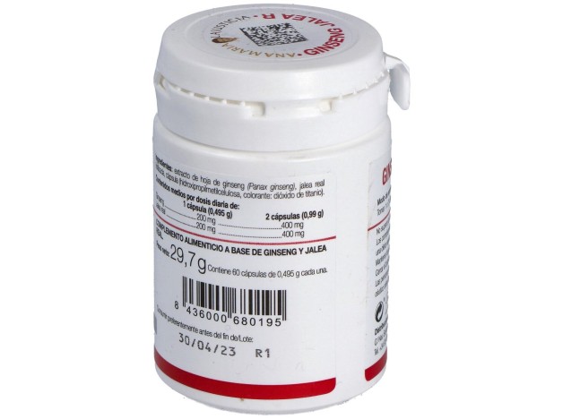Ana Maria Lajusticia Ginseng Con Jalea Real 60Caps