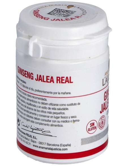 Ana Maria Lajusticia Ginseng Con Jalea Real 60Caps