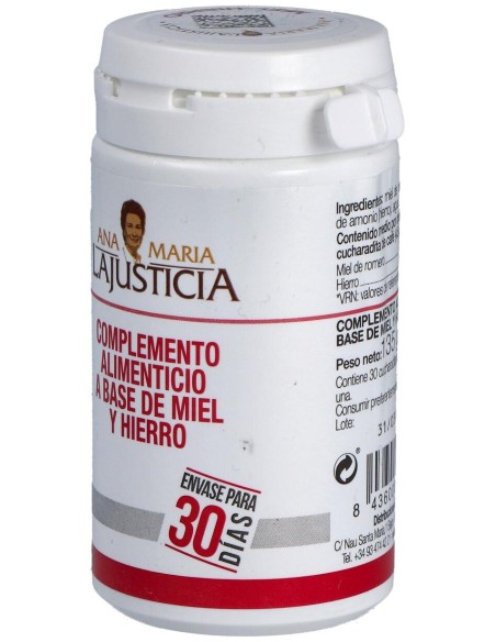 Complemento Alimenticio Base De Miel Y Hierro 135 Gr
