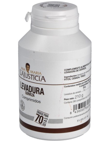 Ana Maria Lajusticia Levadura De Cerveza 280Comp