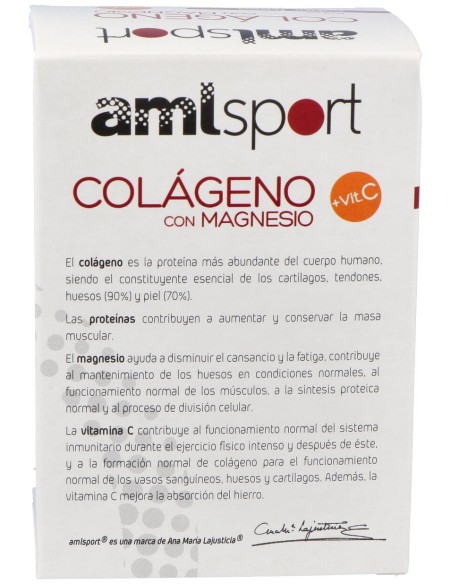 Ana María Lajusticia Sport Colágeno Con Magnesio + Vitamina C, 20 Uds