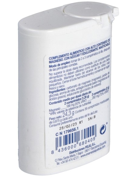 Lajusticia Mag-Mast Sabor Nata 36Comp Masticables