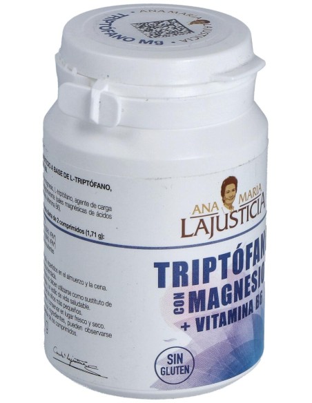 Ana Maria Lajusticia Triptófano Con Magnesio + Vitamina B6, 60 Comprimidos