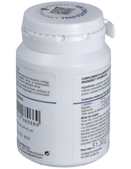Ana Maria Lajusticia Triptófano Con Magnesio + Vitamina B6, 60 Comprimidos