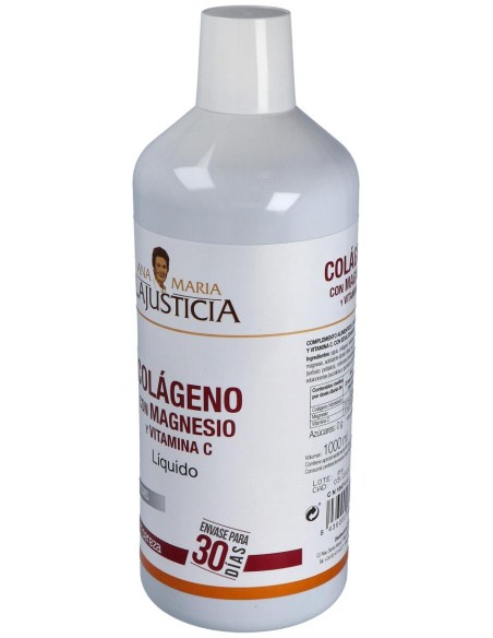 Ana Maria Lajusticia Colágeno Con Magnesio Y Vitc Sabor Cereza 1L