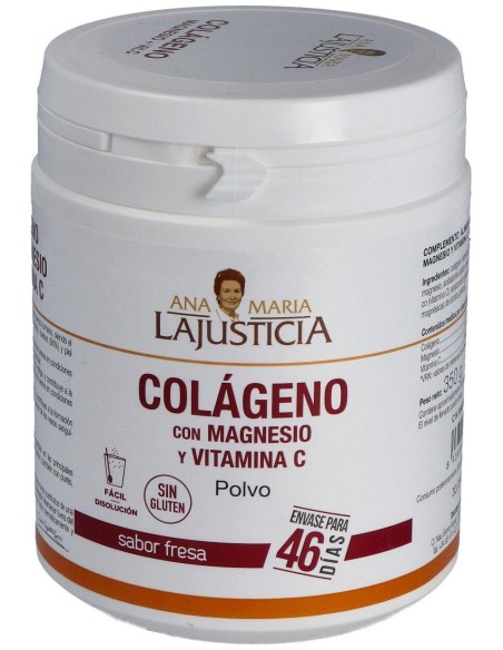 Ana Maria Lajusticia Colágeno Con Magnesio Y Vitamina C Sabor Fresa 350G