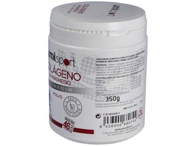 Amlsport Colágeno Con Magnesio+Vit.C+B1.B2.B6...