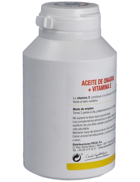Ana Maria Lajusticia Aceite De Onagra + Vitamina E 275 Perlas