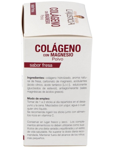 Ana Maria Lajusticia Colágeno Con Magnesio Sabor Fresa 20 Sticks