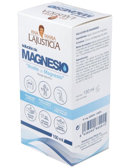 Ana Maria Lajusticia Aceite De Magnesio Masaje 150Ml