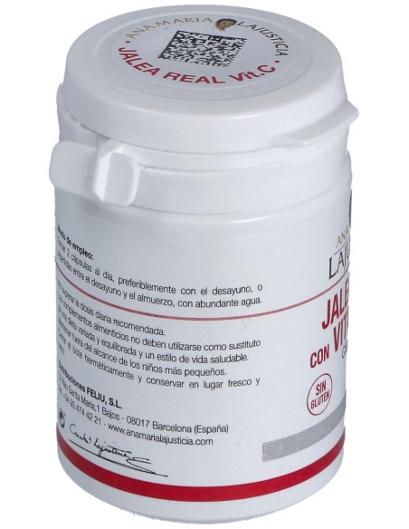 Ana María Lajusticia Jalea Real Con Vitamina C, 60 Cápsulas