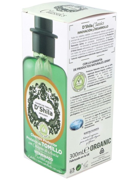 D'Shila Champú De Tomillo Anticaspa 300Ml