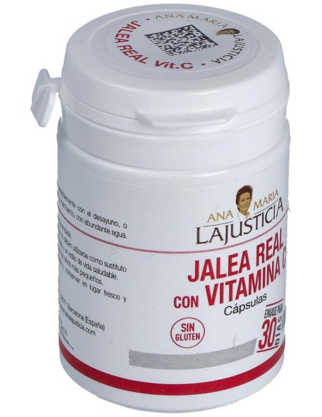 Ana María Lajusticia Jalea Real Con Vitamina C, 60 Cápsulas