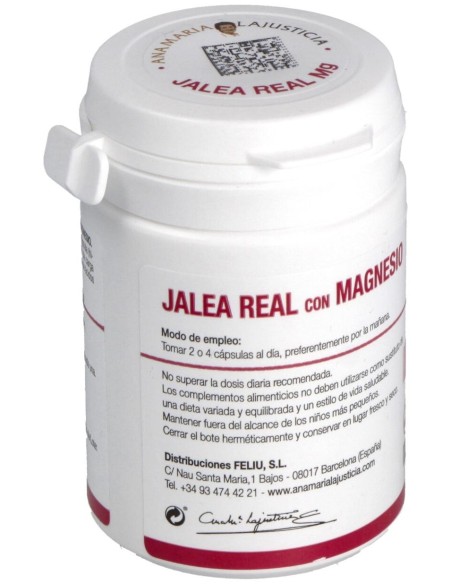 Ana María Lajusticia Jalea Real Con Magnesio, 60 Cápsulas