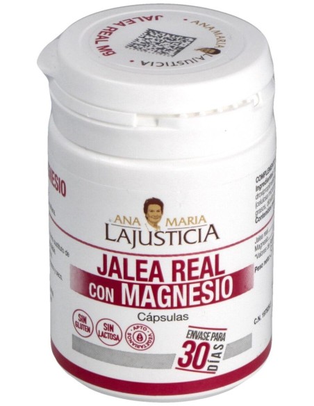 Ana María Lajusticia Jalea Real Con Magnesio, 60 Cápsulas