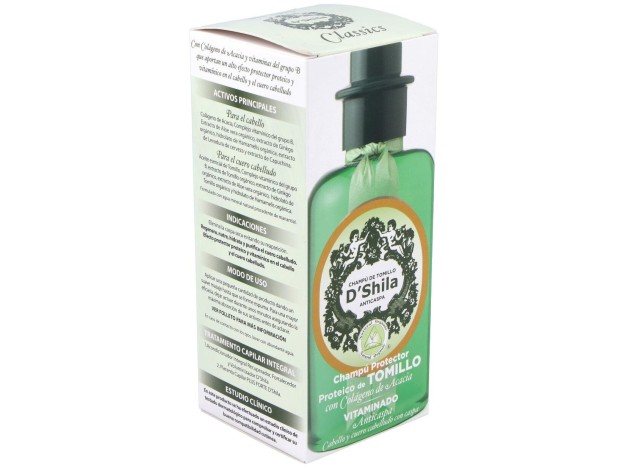 D'Shila Champú De Tomillo Anticaspa 300Ml