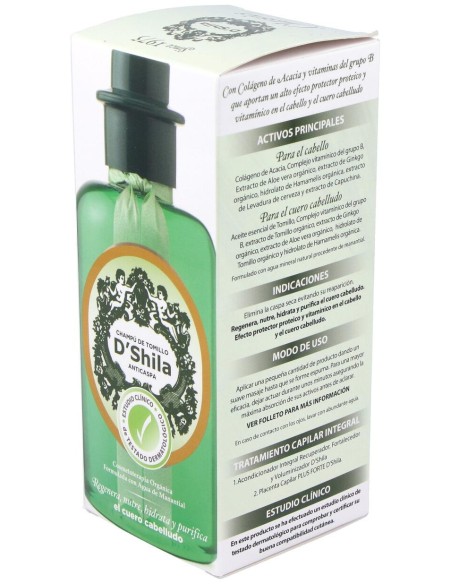 D'Shila Champú De Tomillo Anticaspa 300Ml